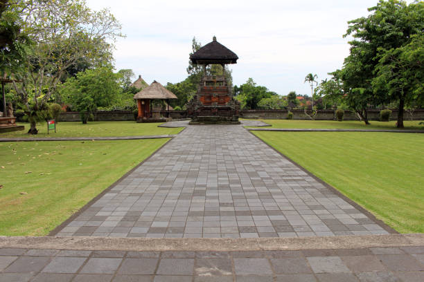 UNESCO's world heritage, Taman Ayun Temple in Bali. Taken January 2022. stock photo