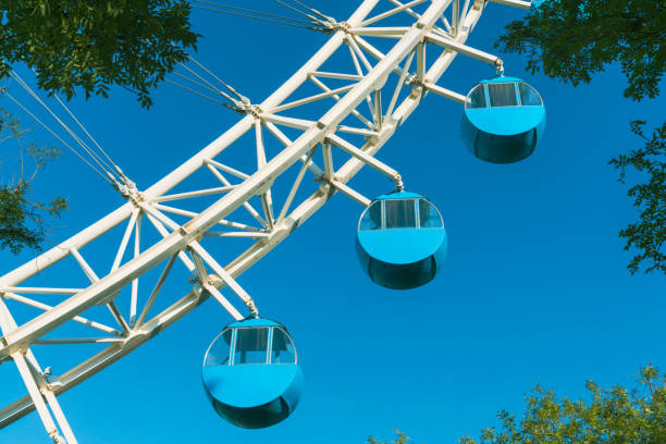 istock Amusement ferris wheel in the park 1371032770