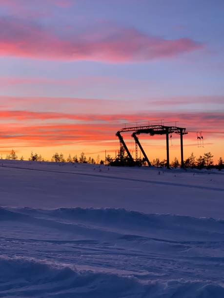 istock Lift station at sunset 1371034262