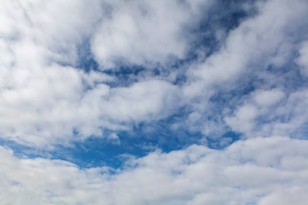 istock A celestial background of cumulus clouds. 1371034430