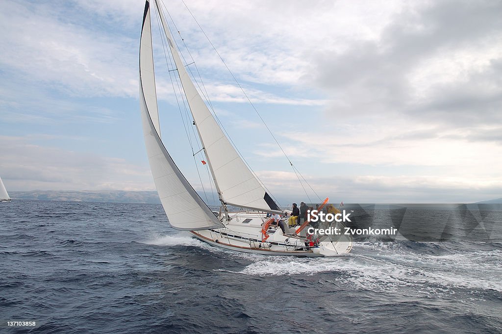 Barca a vela - Foto stock royalty-free di Andare in barca a vela