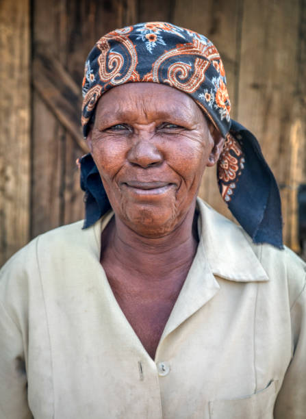 istock African old woman village 1371043440