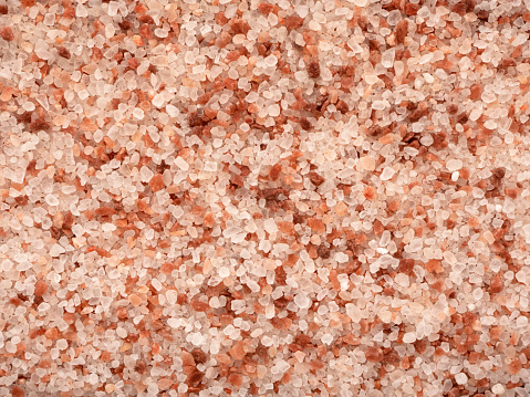 Full frame view of rock himalayan salt