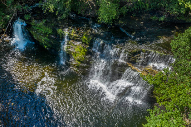 istock 4 waterfall walk in Brecon Beacons National Park, Sgwd Clun-Gwyn 1371053283