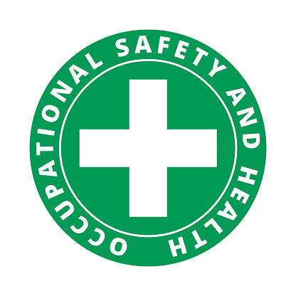 OHS occupational safety and health symbol icon