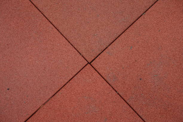 istock Background - brownish red EPDM synthetic rubber floor 1371067580