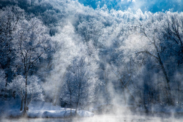 Temperature was -25 degrees when took pictures there.