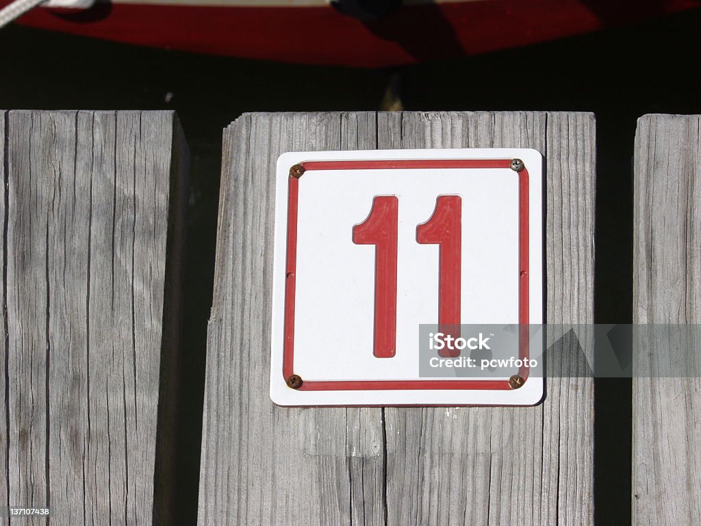 Bootsslip Nummer 11 - Lizenzfrei Anlegestelle Stock-Foto