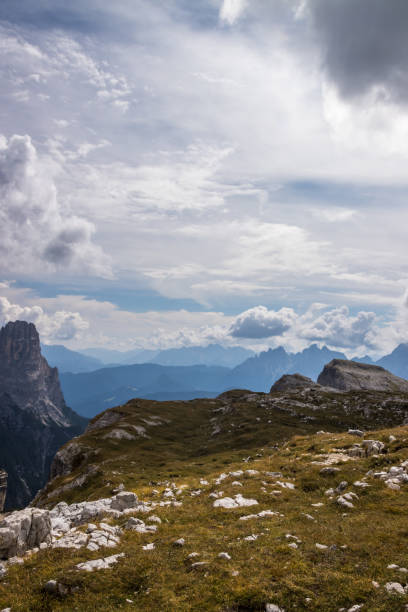 istock Mountain trail in Dolomites 1371075616