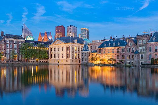 The Hague Downtown City Skyline, Países Bajos. photo