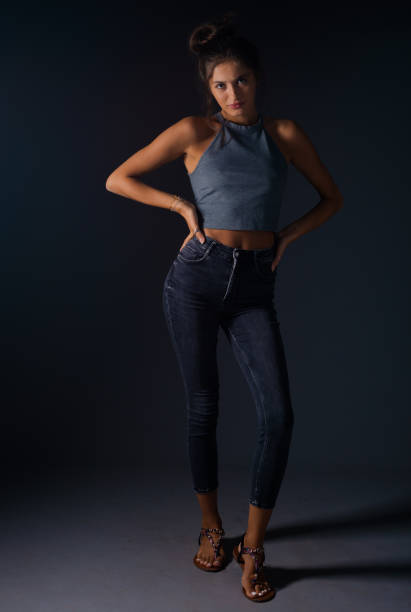 istock Stylish trendy woman 1371094776