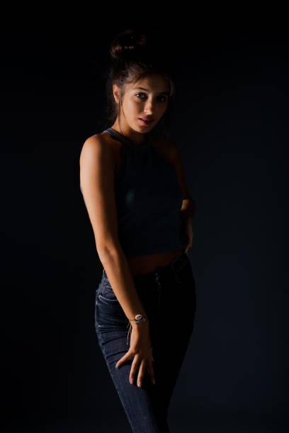 istock Silhouette modern girl 1371094791
