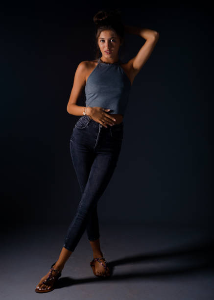 istock Stylish trendy woman 1371094796