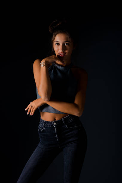 istock Stylish trendy woman 1371095439