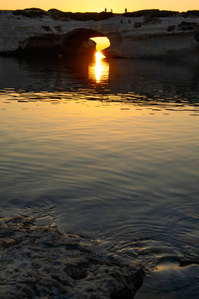 sunset in S'archittu, town of Cuglieri, province of Oristano, Sardinia