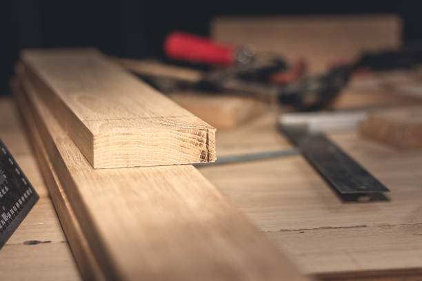 istock Different construction tools with Hand tools for home renovation on wooden board maintenance and reparing concept. 1371102118