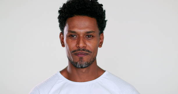 istock Casual handsome african american black man smiling feeling relaxed 1371109746