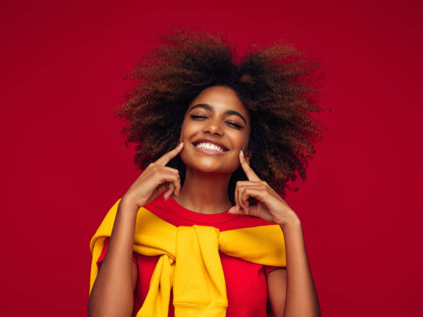 istock Beautiful afro woman 1371111159