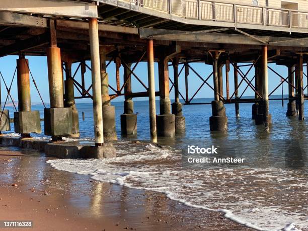 Teignmouth Pier Stock Photo - Download Image Now - Teignmouth, Architectural Feature, Architecture