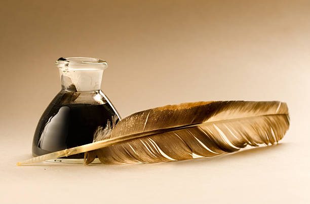 istock Feather with the bottle full of ink 137111881