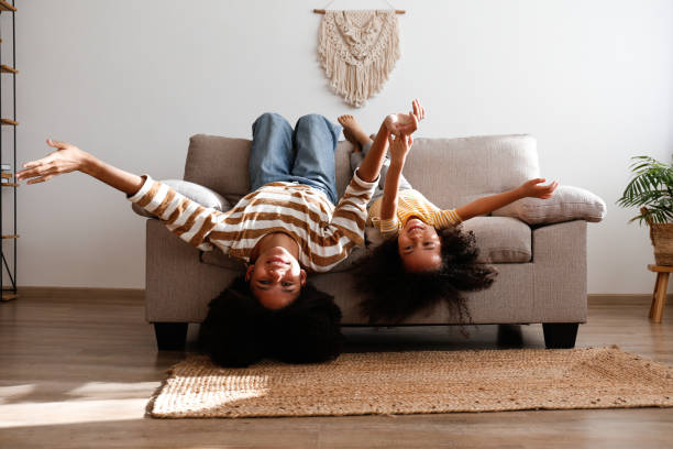 istock Older sister baby sits the younger one. 1371123076