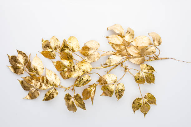 istock Christmas garland isolated on white background. 1371123275