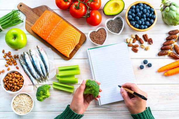 istock Planning a diet rich in Omega-3 and antioxidants 1371123550