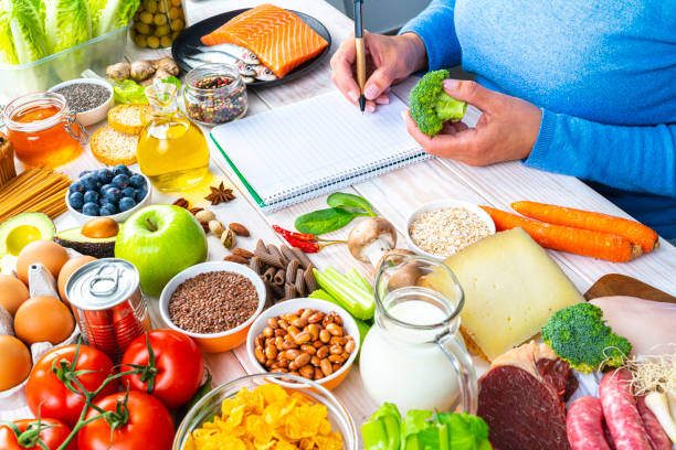 istock Writing a list of groceries on a note pad 1371124476