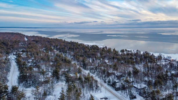 istock Georgian bay in winter close to Tiny, Ontario, Canada 1371124781