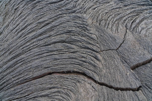 istock Full frame of black magma, natural pattern 1371125882