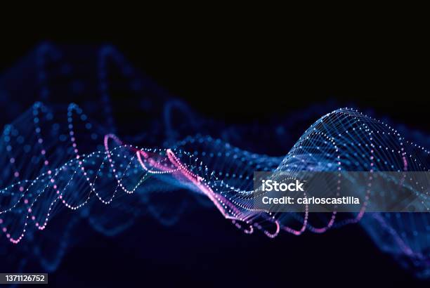 Connection Structure Science Background3d Illustration Stock Photo - Download Image Now