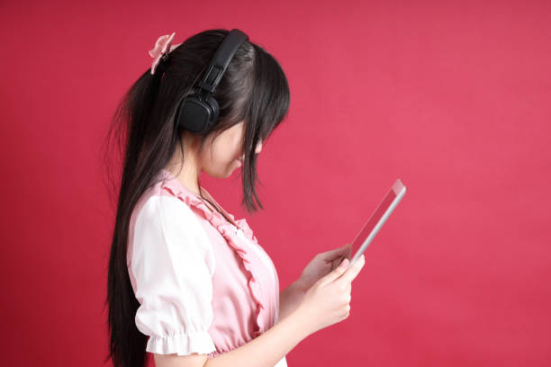 Anime Girl Listening To Music Stock Photos, Pictures & Royalty-Free Images  - iStock