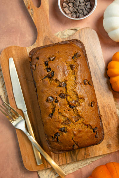 istock Homemade Pumpkin Chocolate Chip Bread 1371132076