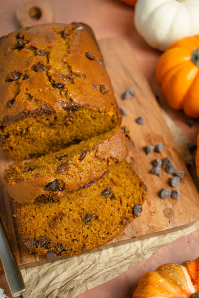 istock Homemade Pumpkin Chocolate Chip Bread 1371132084