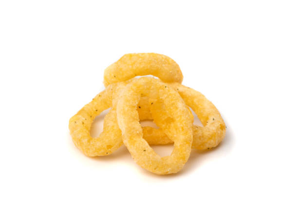 istock Corn Rings Isolated, Puffs with Spices 1371134905