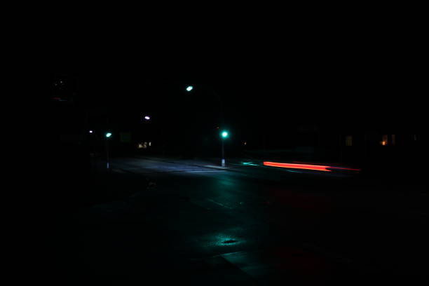 istock A car on the road at night 1371139296