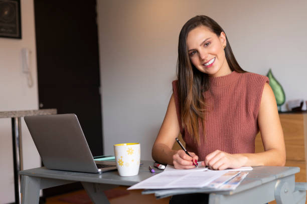 istock Young woman spending the day at home. 1371146362