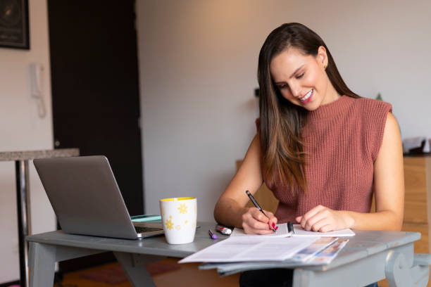 istock Young woman spending the day at home. 1371147140