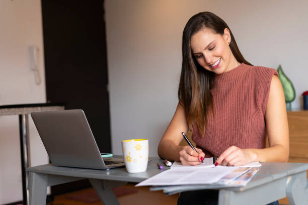 istock Young woman spending the day at home. 1371147142