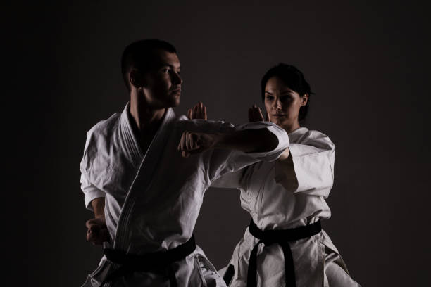 istock karate girl and boy 1371148197