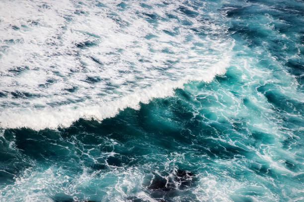 istock Storm on the Indian Ocean. Aerial view. 1371148239