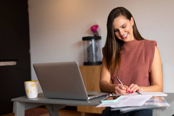 istock Young woman spending the day at home. 1371148368