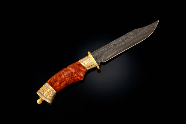 istock collectible silver dagger with scabbard on black 1371154425