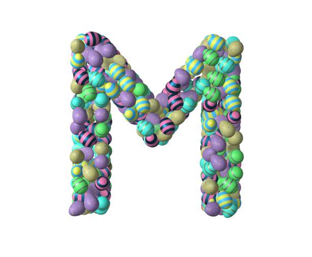 istock Easter Themed Font Letter M 1371156000
