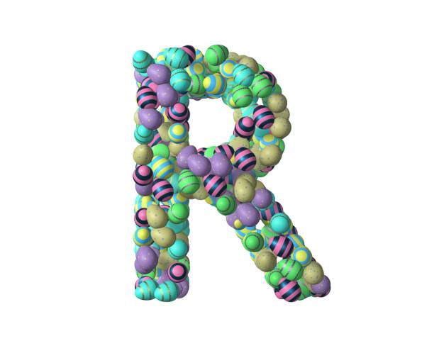 istock Easter Themed Font Letter R 1371156059