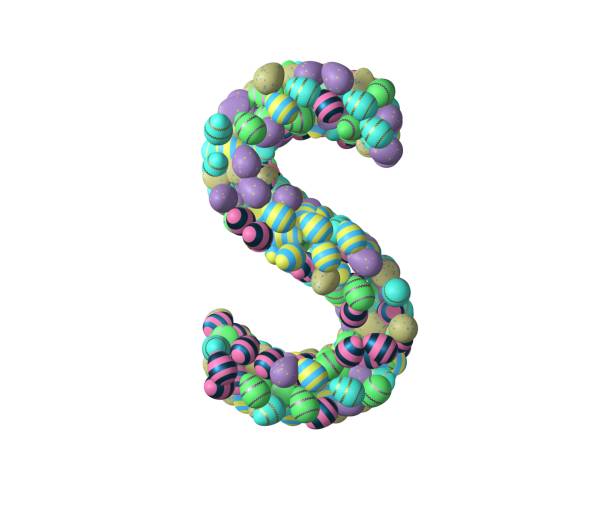istock Easter Themed Font Letter S 1371156067