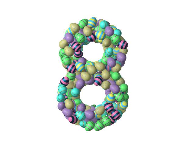 istock Easter Themed Font Number 8 1371156174