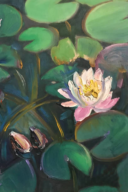 istock sea lilies on petals art painting 1371158534