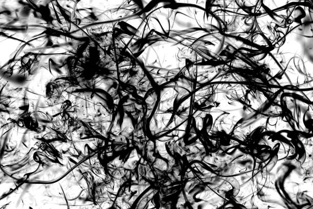 istock black smoke abstract shapes 1371161907