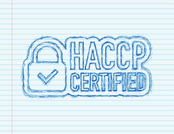 значок сертификата haccp на белом фоне. иконка эскиза. векторная стоковая иллюстрация - care condom confidence contraceptive stock illustrations